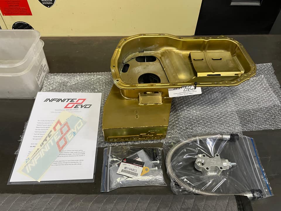 Infinite Evo wet-sump for Evo 4-9